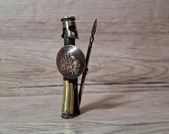 Sculpture soldier miniature Trench Art