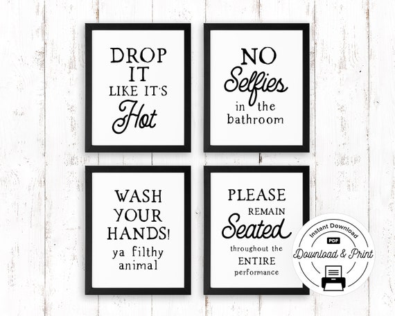 Bathroom Wall Prints PDF 