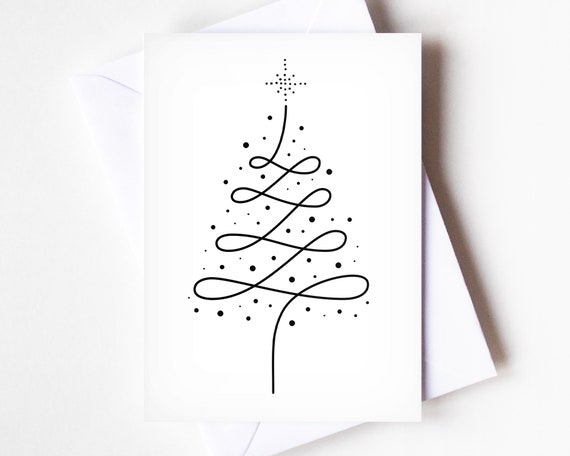 Christmas Card INSTANT DOWNLOAD, Printable Christmas Card, Minimal Christmas  Card, Minimalist Christmas Card, Simple Christmas Card 