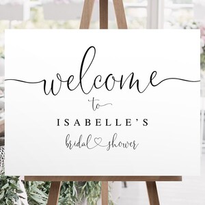 Bridal Shower Welcome Sign, DIGITAL FILE
