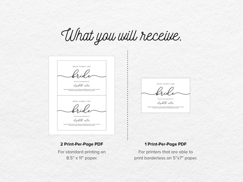 Minimal Bridal Shower Invitation Minimal Minimalist Bridal Etsy