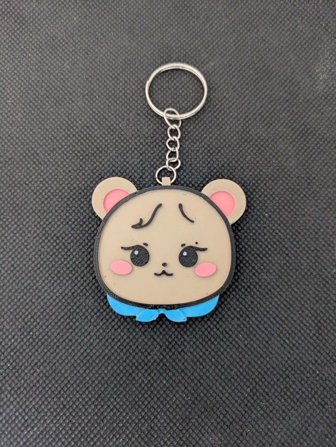 BLACKPINK キャラクター　キーリング　GOMDEUKI ジェニ Blackpink Jennie GOMDEUKI Keychain | Handmade 3D Printed Kpop