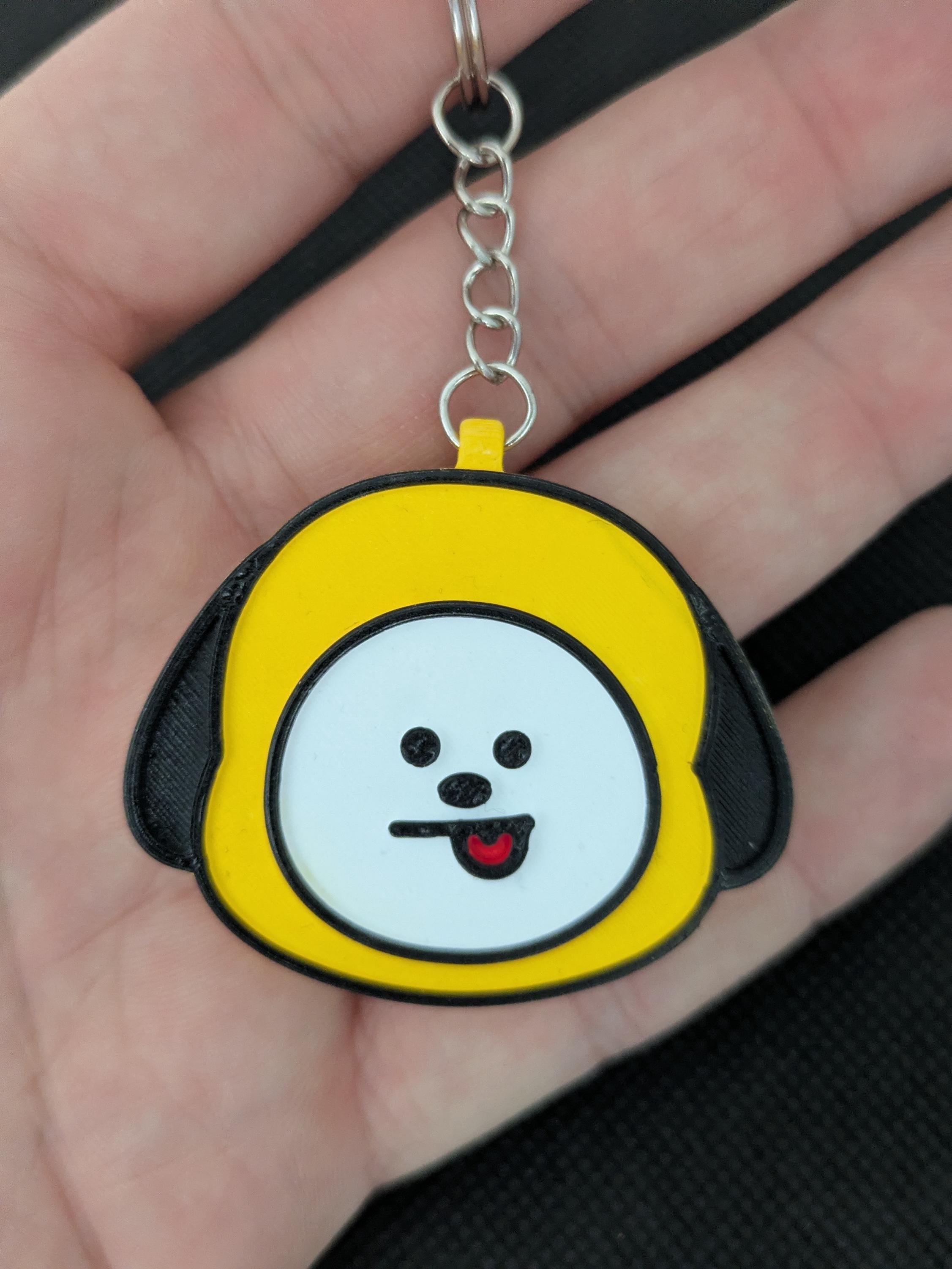BTS BT21 CHIMMY Keychain | Handmade 3D Printed Kpop Keyring, Fan