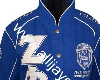 Royal Blue and White Custom Line Number Greek T-shirt , Long Royal Blue and White Custom Line Number Greek T-shirt , Long
