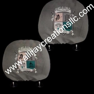 Gamma Eta Alpha Headrest Covers