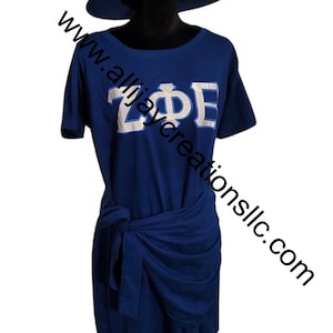 Zeta griechischer Buchstabe Sarongkleid