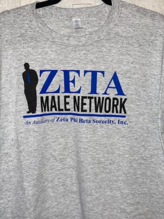 Zeta Male Network Gray Tshirt Etsy