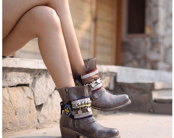 boho boot cuffs
