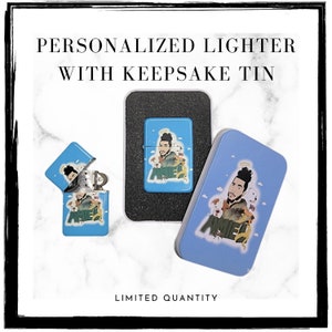 Personalized Lighter Custom Picture/Photo Lighter with or without Gift Tin create your own lighter