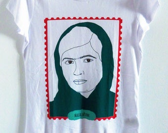 t-shirt feminist - organic cotton - Malala Yousafzai - Fairtrade