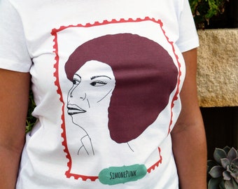 ECO Feminist T-Shirt - Bio-Baumwolle - Nina Simone - Fairer Handel