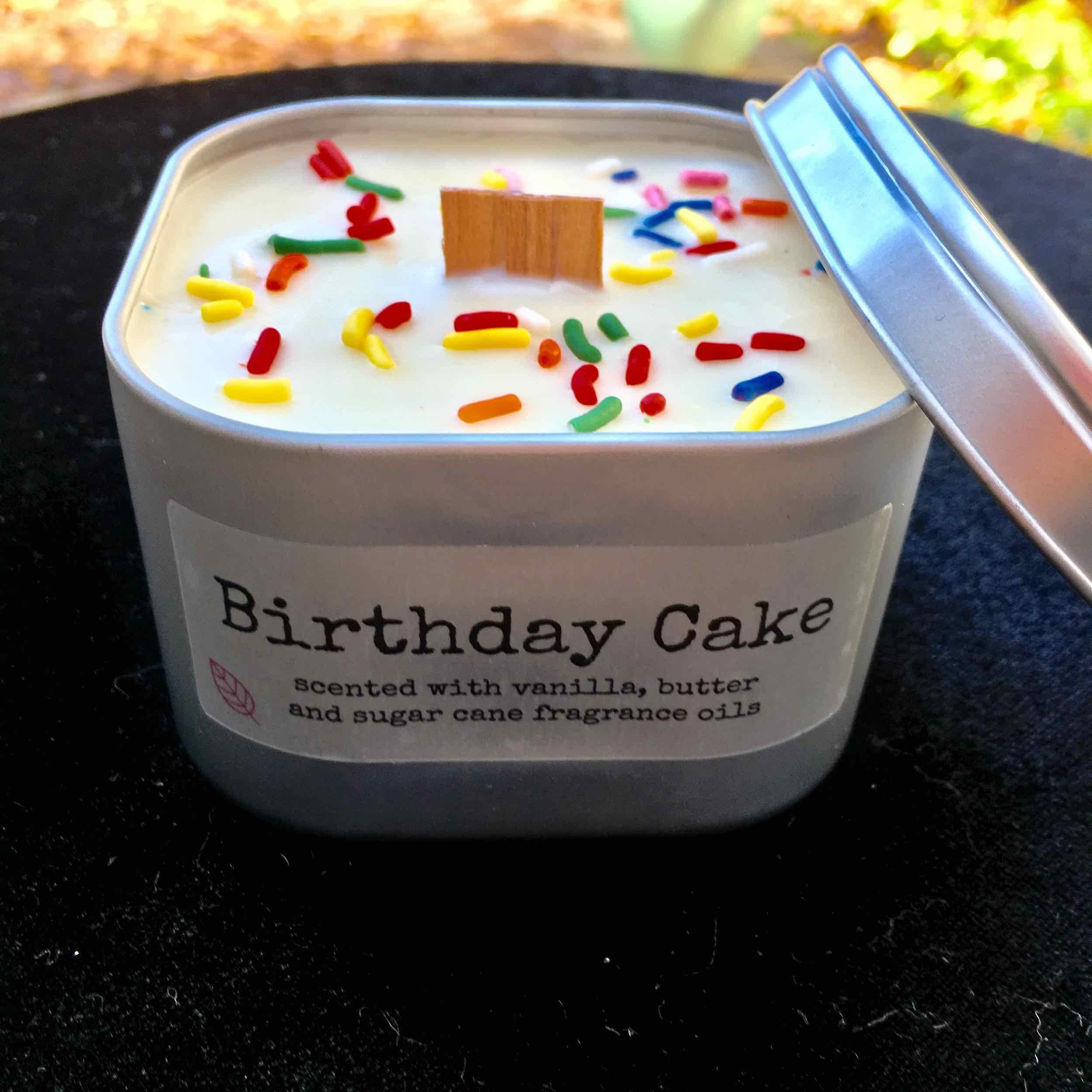 Birthday Cake Scented Candle Etsy