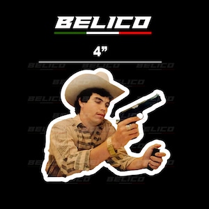 Baraja de Oro 4&quot; Chalino Sanchez Decal