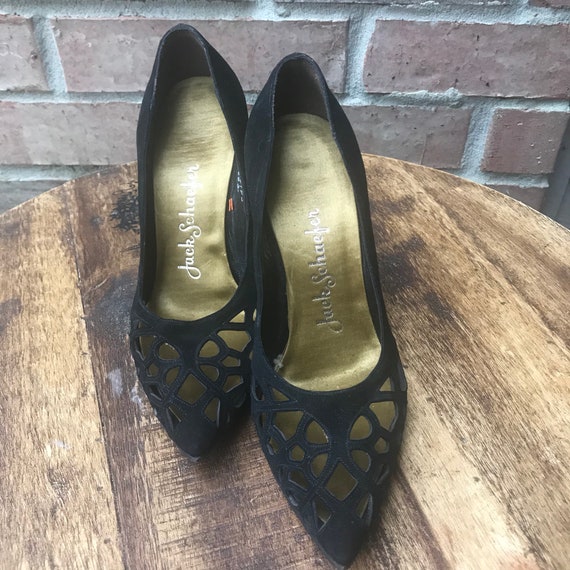 Jack Schaefer - Velvet Pumps - Velvet Shoes - Vint