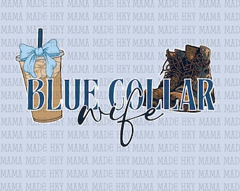 Blaue Kragenfrau, Eiskaffee, Koquettebögen PNG (Digitale Datei)