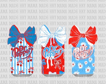 Dr Pepper 4. Juli Soda Bögen, Rot, Weiß und Blau PNG Digitale Datei