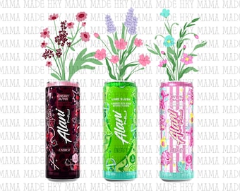 Floral Alani, Limettenmatsch, Kirschbombe, Corton Candy, Bundle - PNG (Digitale Datei)