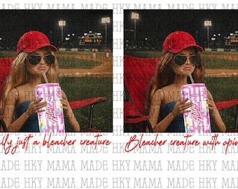 Bleacher Creature, Alani, Baseball, Softball, Tball, Mama, Bundle - PNG (Digitale Datei)