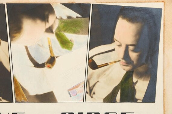 blue ridge tobacco Vintage Advertising Proof on Paper for Blue Ridge Tobacco (circa.  1930's-1940's)