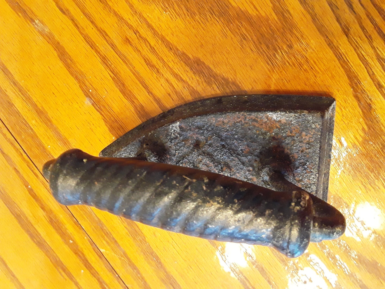 Antique Sad Iron / 7 Pound Sad Iron Etsy