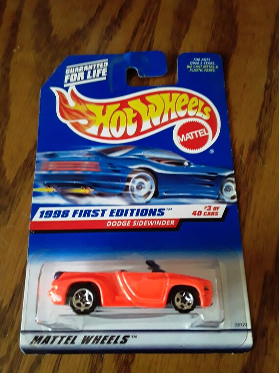 1998 Hot Wheels First Editions 3 of 4 Dodge Sidewinder Etsy