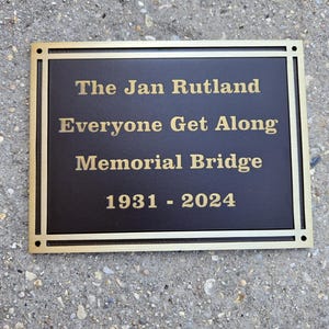 Bronze Memorial Plaque with Screws Garden Plaque Building Plaque Bench Plaque Outdoor Custom Plaque Remembrance Plaque