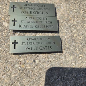 Church Name Tags, Pastor Name Tags, Usher Name Tags, Choir Name Tags, Church Staff Name Tags, Greeter Name Tags, Volunteer Name Tags