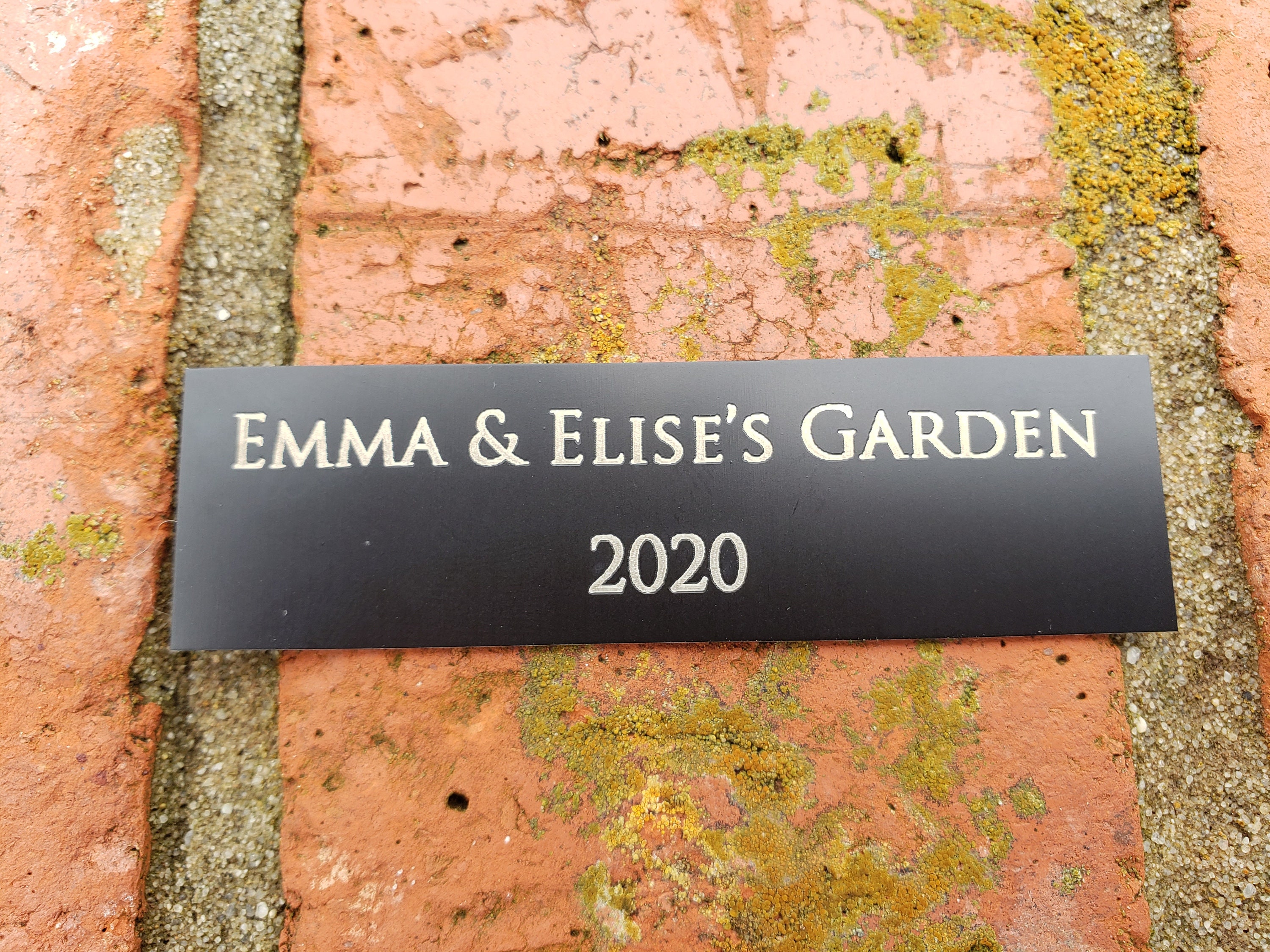 1x3 Personalized Engraved Outdoor Name Plate Outdoor Etsy