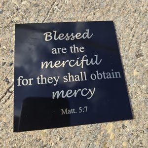 Custom Bible Verse Plaque, Engraved Scripture Sign for Confirmation or Pastor Gift
