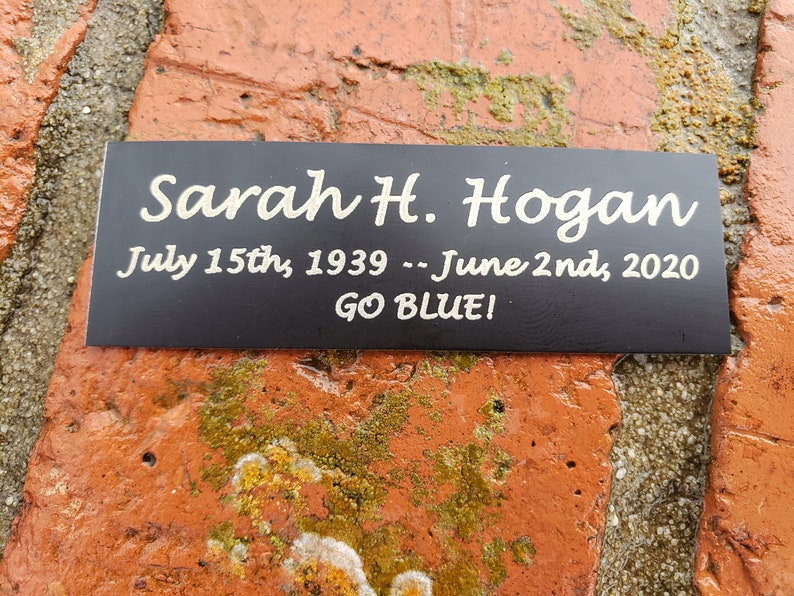 1x3 Personalized Engraved Outdoor Name Plate Outdoor Etsy