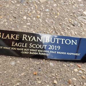 Personalized Wall Name Plate, Door Name Plaque, Name Tag, Trophy Plate, Plaque Plate, Award Plate