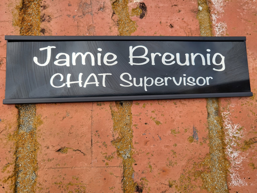 Office Wall Name Plate, Cubicle Name Plate, Door Sign, Employee Name