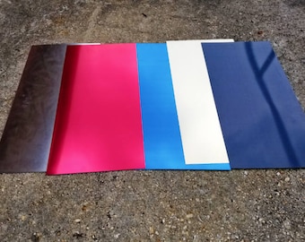 Custom Cut 22g Anodized Aluminum Sheet, Laser Engraving Blank, Metal Plate Cut to Size