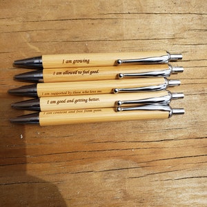 Bamboo Doctor's Pen, Nurse Pen, Bamboo Stylus Pens, Nurse Gifts, Doctor Gifts