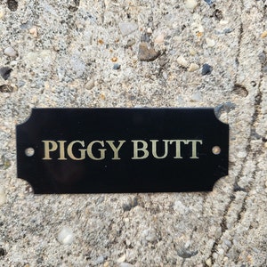 2.5x1&quot; Fantasy Football Name Plate w/ Screws, Trophy Plate, Plaque Black with Gold Border Award Plate Name Plaque
