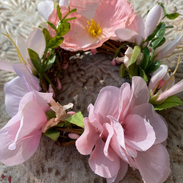 Pink Small Pet Flower Crown