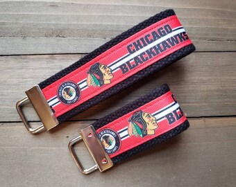 blackhawks keychain etsy