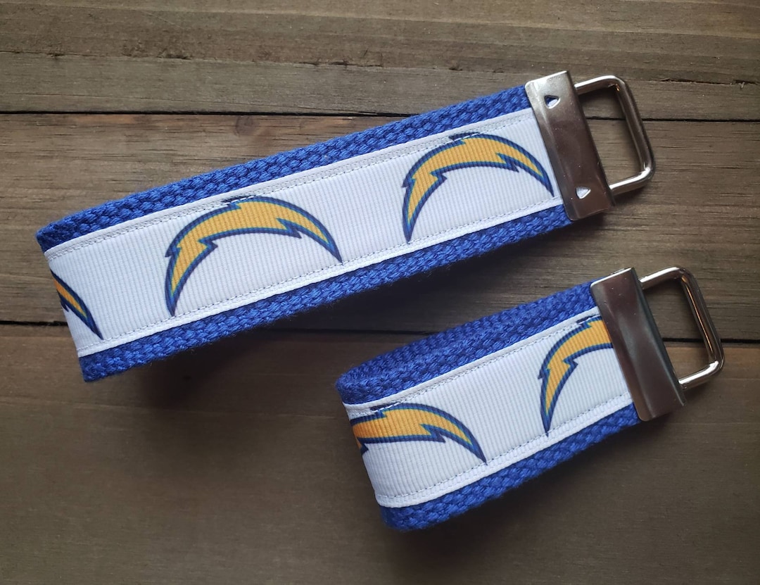 Los Angeles Chargers Keychain / Ribbon Keychain / Ribbon Keyfob