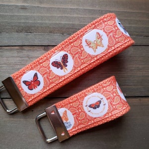Multiple Sclerosis Awareness Keychain  / Ribbon Keychain / Ribbon Keyfob / Teacher Gift / Gifts Under 10 / Stocking Stuffer