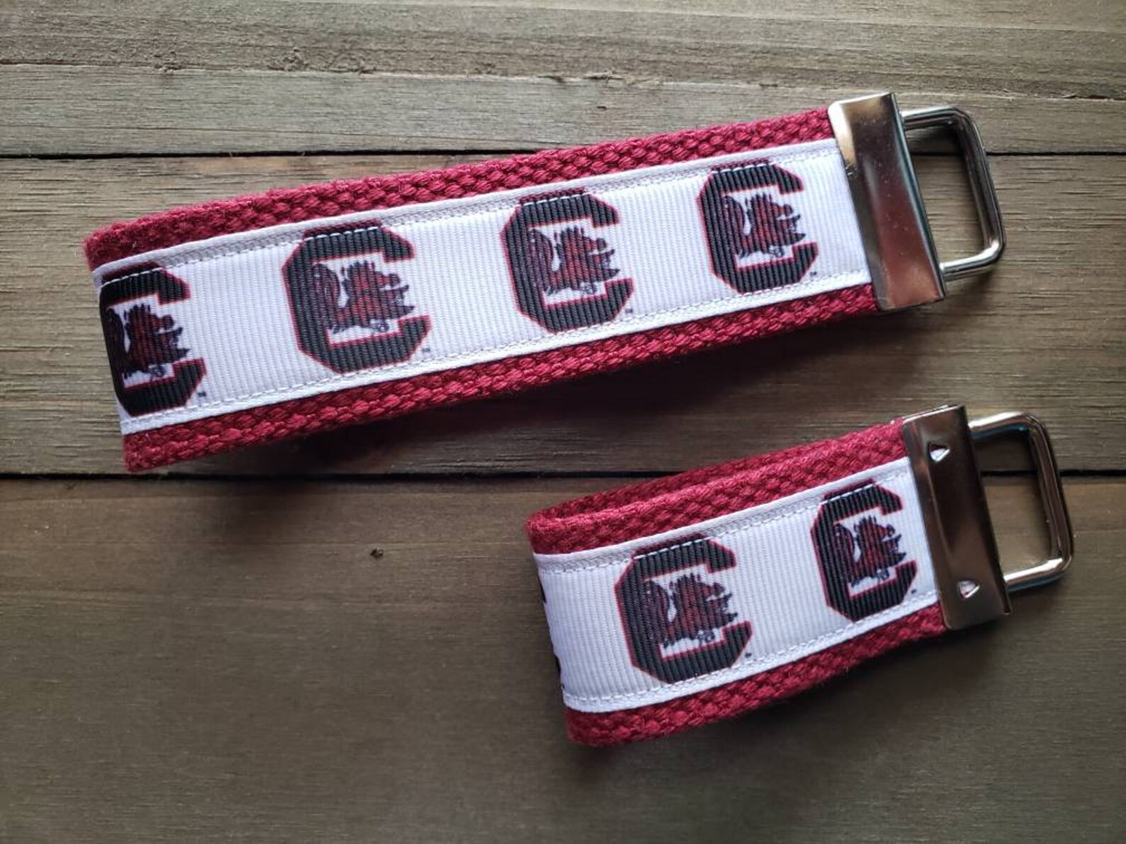 South Carolina Gamecocks Keychain / READY TO SHIP / Wristlet / Etsy
