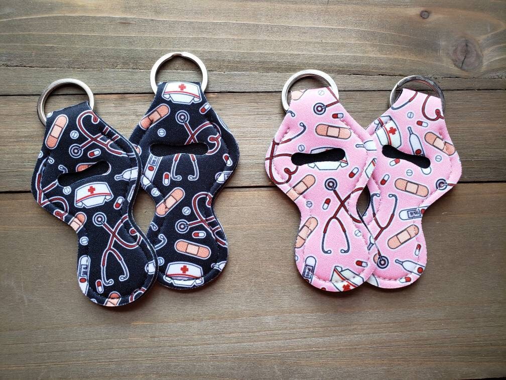 Nurse Chapstick Holder / READY TO SHIP / Lip Balm Holder / Neoprene K…