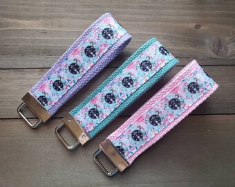 Starbucks is Life Keychain  / Ribbon Keychain / Ribbon Keyfob / Teacher Gift / Gifts Under 10 / Stocking Stuffer