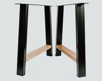 Metal Table Legs, Wood Metal Table Legs, Steel Table Legs, Dining Table Legs, Steel Wood Kitchen Table Legs, Wood Table Legs, Oak Table Legs