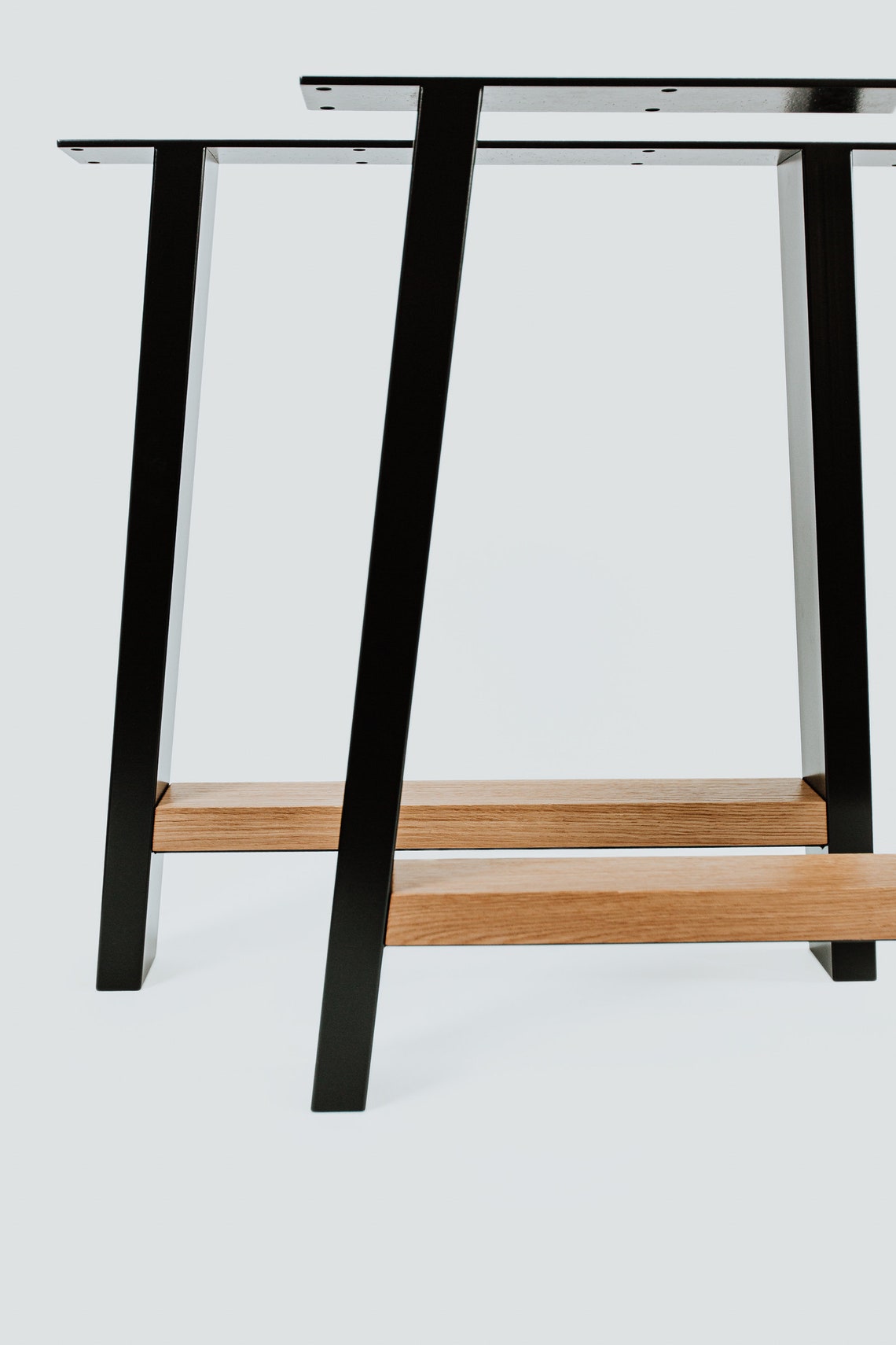 Metal Table Legs Wood Metal Table Legs Steel Table Legs Etsy