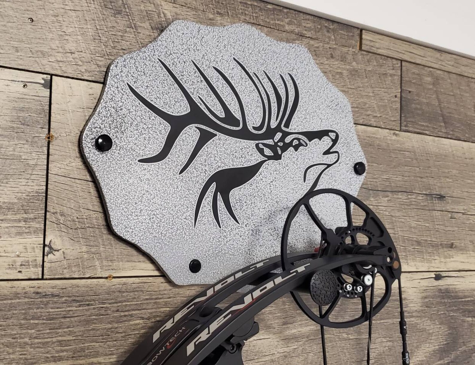 Bow Rack Wall Mount Archery Display Powder Coated 60 Custom Etsy