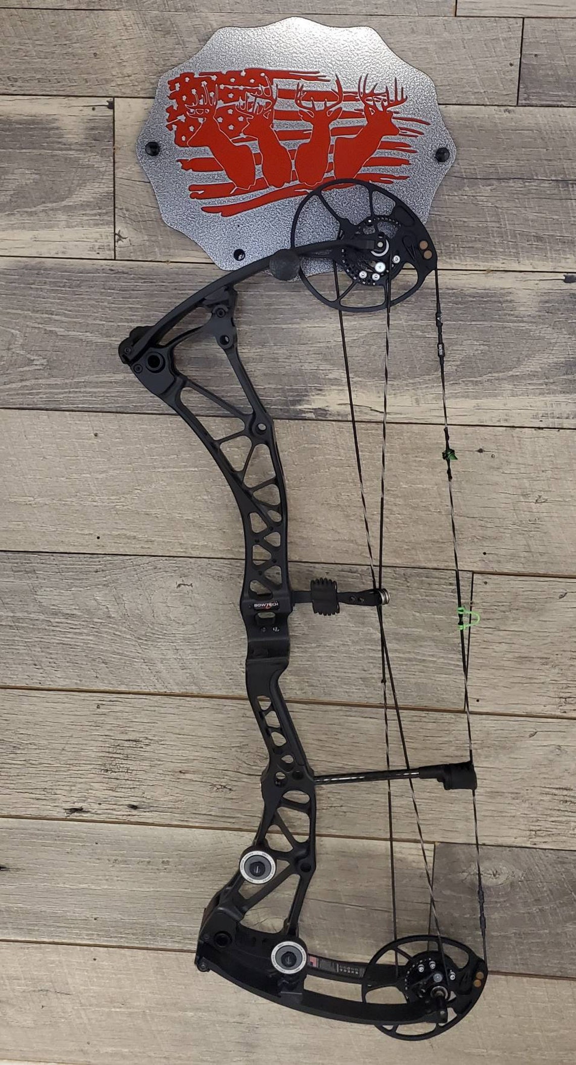 Bow Rack Wall Mount Archery Display Powder Coated 60 Custom Etsy