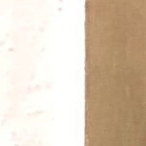 May include: A close-up of a white and brown textured fabric. The fabric has a smooth, even texture and a subtle sheen.