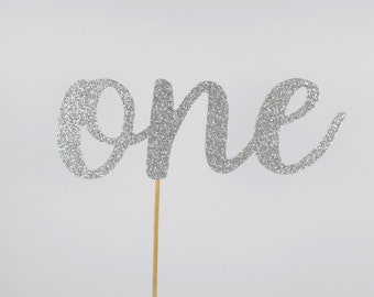 One cake topper, kids cake topper, 1st birthday cake topper, birthday cake topper, first birthday cake topper