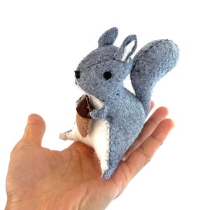 Sammy the Squirrel Felt Sewing Pattern / PDF Download / Squirrel Plush / Sewing Tutorial / Gift