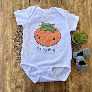 Baby Persimmon Feeling Fresh Infant Fine Jersey Bodysuit